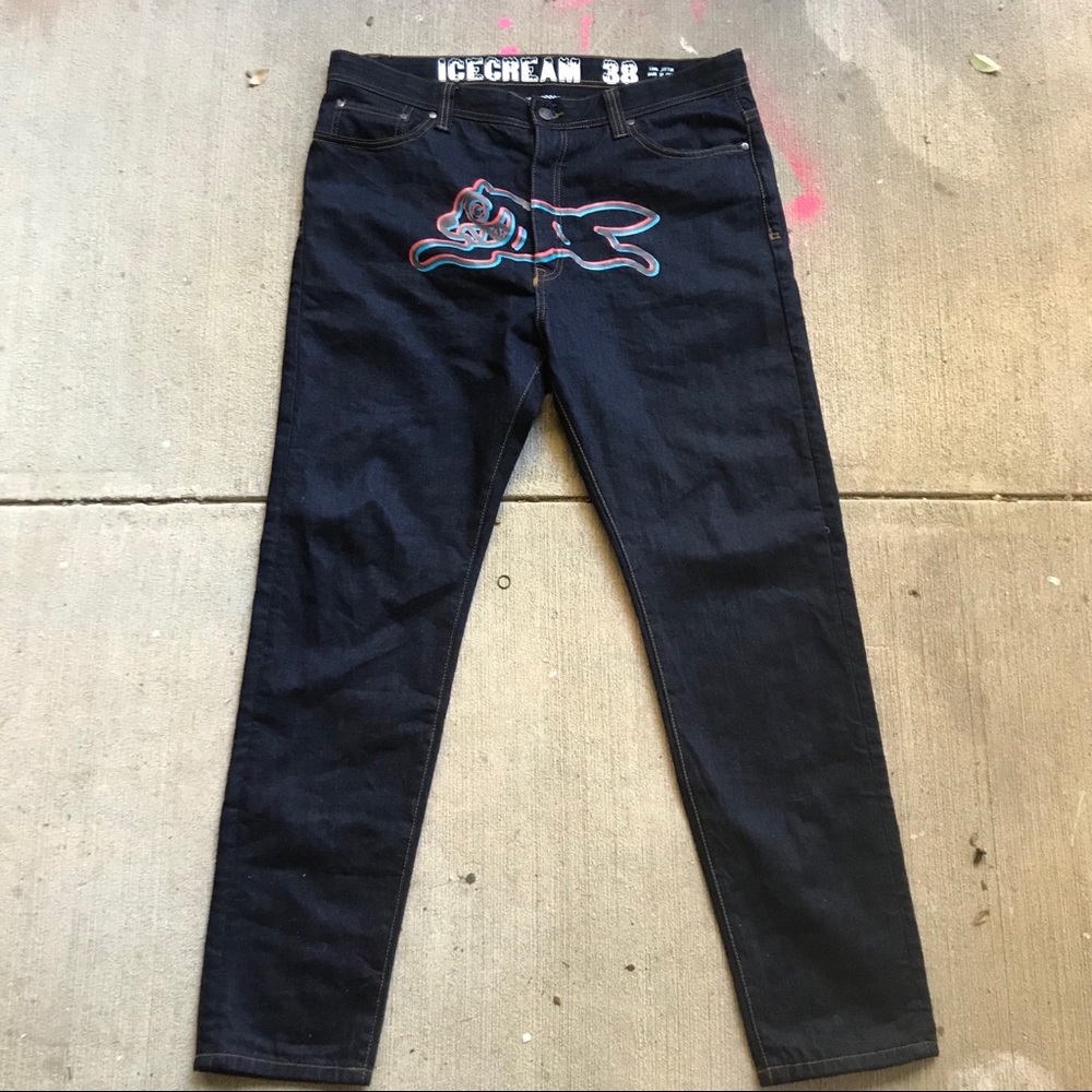 ICECREAM running dog dark blue jeans